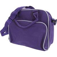 Bagbase Men's Compact Dance Messenger Bag (15 Litres) Pack of 2 in Purple