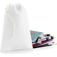 Bagbase Men's Sublimation Stuff Bag (4 Sizes) Pack of 2 in White | Size: Large