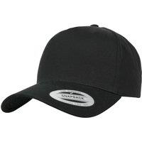 Flexfit by Yupoong Men's 5 Panel Classic Snapback Cap One Size in Black