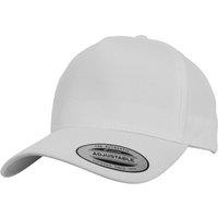 Flexfit by Yupoong Men's 5 Panel Classic Snapback Cap One Size in White