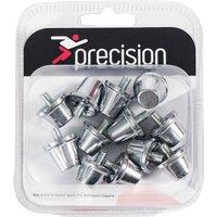 Precision Men's Alloy Football Studs (Pack Of 12) in Silver