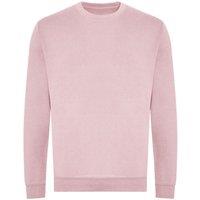 AWDis Men's Plain Sweatshirt in Baby Pink | Size: Large