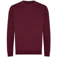 AWDis Men's Plain Sweatshirt in Burgundy | Size: Small