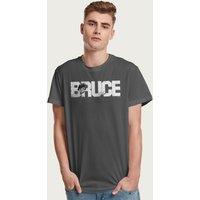 Bruce Lee Men's Enter The Dragon Bruce Silhouette T-Shirt in Charcoal | Size: XL