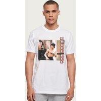 Bruce Lee Men's Retro Enter The Dragon Photo T-Shirt in White | Size: Small