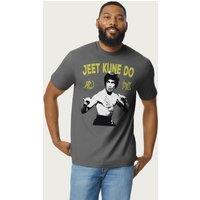 Bruce Lee Men's Enter The Dragon Jeet Kune Do T-Shirt in Charcoal | Size: Large