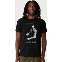 Bruce Lee Men's Using No Way As Way Philosophy Quote T-Shirt in Black | Size: Small