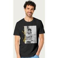 Bruce Lee Men's The Big Boss 1971 Martial Arts Legend T-Shirt in Black | Size: 2XL