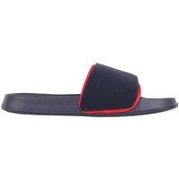 ABSOLUTE FOOTWEAR Men's Summer Easy Touch Fastening Pool Sliders in Navy | Size: 6