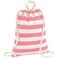 Westford Mill Men's Nautical Drawstring Bag in Natural