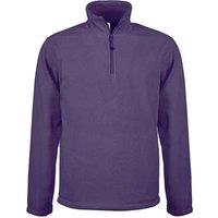 Kariban Men's Enzo Fleece Top in Purple | Size: Large