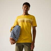Regatta Men's Rendro Short Sleeved Graphic T-Shirt in Lemon | Size: 2XL