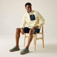 Regatta Men's Frankie Half Zip Fleece in Cream | Size: Large