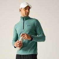 Regatta Men's Montes Lightweight Half Zip Fleece in Mint | Size: Medium