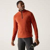 Regatta Men's Thompson Lightweight Half Zip Fleece in Burnt Orange | Size: Medium