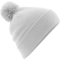 Beechfield Men's Original Pom Pom Beanie in Light Grey