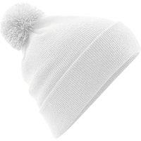 Beechfield Men's Original Pom Pom Beanie in White