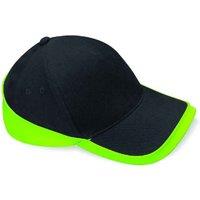 Beechfield Men's Teamwear Competition Cap in True Black