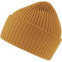 Atlantis Men's Oak Chunky Knit Beanie in Mustard
