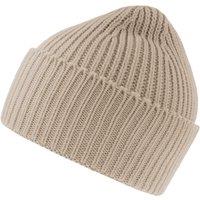 Atlantis Men's Oak Chunky Knit Beanie in Beige