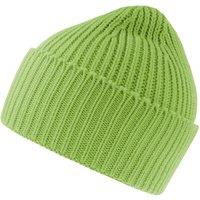Atlantis Men's Oak Chunky Knit Beanie in Bright Green