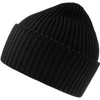 Atlantis Men's Oak Chunky Knit Beanie in Black