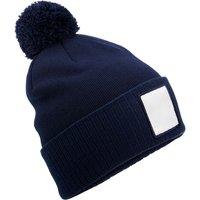 Beechfield Men's Pom Pom Beanie in Navy