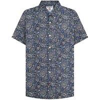 Lambretta Men's SS25 Paisley Shirt in Navy | Size: Small