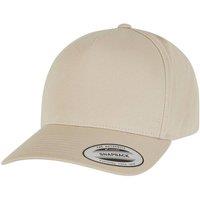 Flexfit by Yupoong Men's 5 Panel Classic Snapback Cap One Size in Beige