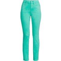 Lands' End Women's Petite Slim Leg Ankle Jeans, High Waisted in Aqua | Size: 14