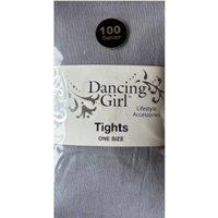 Dancing Girl Women's 100 Denier Coloured Tights in Grey
