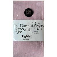 Dancing Girl Women's 100 Denier Coloured Tights in Pale Lilac