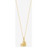 Inicio Women's Gold Plated Molton Heart Small Pendant - Gift Pouch