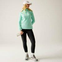 Regatta Women's Sweethart Marl Half Zip Walking Fleece in Aqua | Size: 10