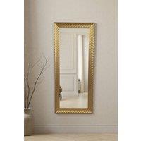 Yearn Mirrors Diamont Tall Framed Gold Bevelled Mirror