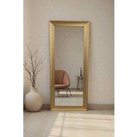 Yearn Mirrors Diamont Full Length Framed Gold Bevelled Mirror