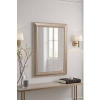 Yearn Mirrors Textured Gold Bevelled Wall Mirror