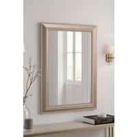 Yearn Mirrors Textured Gold Bevelled Wall Mirror