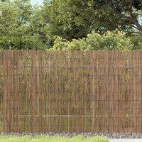 Berkfield Home Garden Fence 600x90 cm Reed in Brown