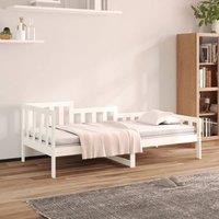 Berkfield Home Day Bed White 80x200 cm Solid Wood Pine