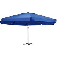 Berkfield Home Outdoor Parasol with Aluminium Pole 500 cm Azure Blue