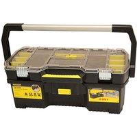 Stanley Toolbox With Tote Tray Organiser 60Cm (24In) in Black