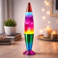 Dragodirect 16 Rainbow Lava Lamp Motion Light Bedroom Desk Mood Lamp