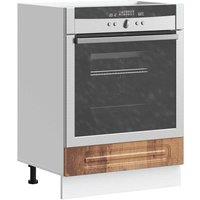 Berkfield Home Oven Cabinet Kalmar Old Wood Engineered Wood in Brown