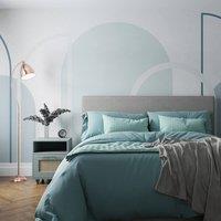Superfresco Easy Linear Arch Blue Print To Order 3m x 2.8m Mural
