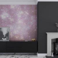 Superfresco Easy Stardust Dream Print To Order 3m x 2.8m Mural in Blue