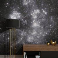 Superfresco Easy Stardust Night Print To Order 3m x 2.8m Mural in Blue