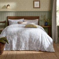 Voyage Maison Braeflower Reversible 100% Cotton Duvet Cover Set in Pale Blue | Size: Double
