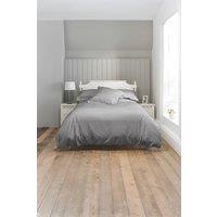 The Lyndon Company Deluxe 400 Thread Count 100% Cotton Fitted Sheet in Grey | Size: King Fitted