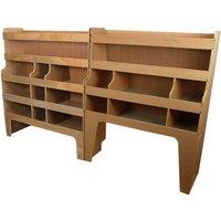 Monstershop Ford Transit Custom SWB & LWB Offside Plywood Van Racking in Terracotta
